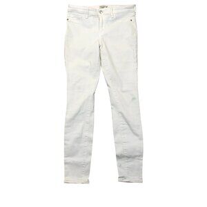 Abercrombie & Fitch Women Jeans Size 28/8 Harper Super Skinny Casual White Denim
